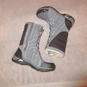 Ahnu Northridge Insulated Waterproof Boots Womens Size 7 Wool Lined Vibram Sole